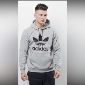 adidas Trefoil‎ Sweatshirt Hoody
Heather Gray/Black